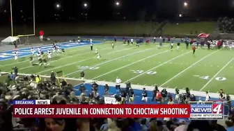 Juvenile arrested in connection to deadly Choctaw High School football game shooting