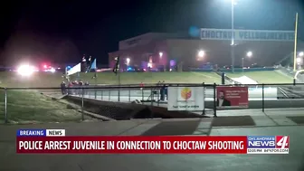 Juvenile arrested in connection to deadly Choctaw High School football game shooting