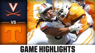 Virginia vs. #12 Tennessee Game Highlights | 2023 ACC Football