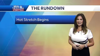 A Hot, Rain Free Stretch Begins Today