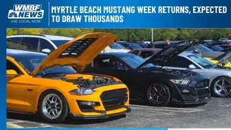 Myrtle Beach Mustang Week returns, expected to draw thousands