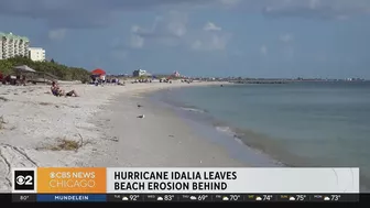 Hurricane Idalia leaves behind beach erosion in Florida