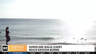 Hurricane Idalia leaves behind beach erosion in Florida