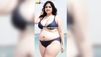 Celebrating Body Positivity in Vadodara: A Plus-Size Beauty in Bikini Undergarments (Part 01)