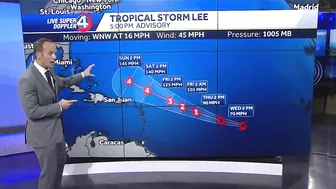 Tropical Storm Lee forms; latest spaghetti models, track