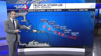 Tropical Storm Lee forms; latest spaghetti models, track