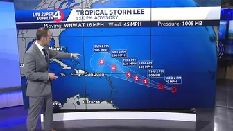 Tropical Storm Lee forms; latest spaghetti models, track