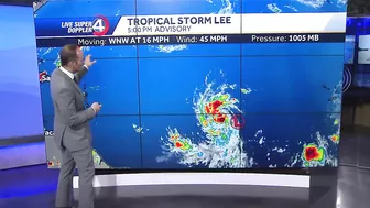 Tropical Storm Lee spaghetti models, track