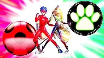 [Miraculous Ladybug] Genderbend duet transformation (Bugboy x LadyNoire)