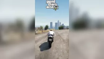 MID-AIR BIKE JUMP in GTA Games (GTA 3 → GTA 5) #enxgma #gta