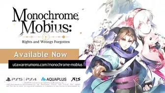 Monochrome Mobius: Rights and Wrongs Forgotten - Launch Trailer | PS5 & PS4 Games