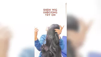 SHEIN Wig Unboxing TRY ON HAUL #shein #sheinhaul #sheintryonhaul #sheintryon #sheinwig