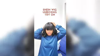 SHEIN Wig Unboxing TRY ON HAUL #shein #sheinhaul #sheintryonhaul #sheintryon #sheinwig