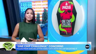 Company pulling 'One Chip Challenge' from shelves after teen's death l GMA