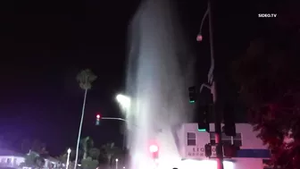 Sheared hydrant damages businesses in Ocean Beach