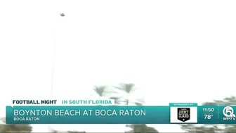 Boca Raton gets 1st win of season in victory over Boynton Beach, 21-6