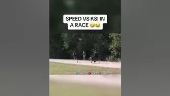 Speed and KSI Had A Race On Stream. ???????? (KSI/TT, IShowSpeed/TT) #shorts