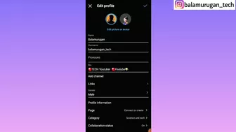 add broadcast channel in instagram profile / Balamurugan Tech / Instagram Broadcast channel