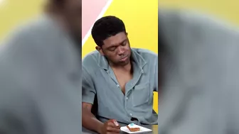 Anthony Is Having An Experience! #food #challenge #eating #funny #shorts