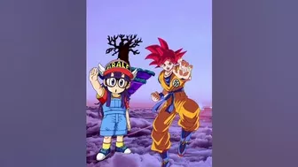 Arale VS Goku #dbs #anime #short #gogeta