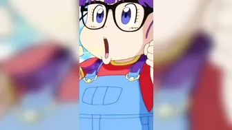 Arale VS Goku #dbs #anime #short #gogeta