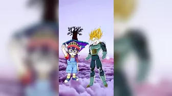 Arale VS Goku #dbs #anime #short #gogeta