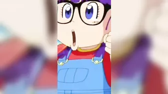 Arale VS Goku #dbs #anime #short #gogeta