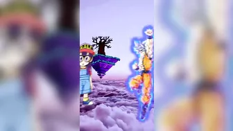 Arale VS Goku #dbs #anime #short #gogeta