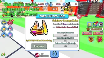 How To Get Rainbow Orange Helm in Anime Energy Clash Simulator (FREE LIMITED UGC ITEMS)