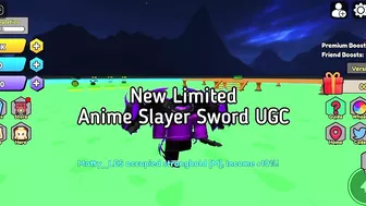 [FREE LIMITED UGC] How to get the ANIME SLAYER SWORD in Demon Slayer War Tycoon (ROBLOX)