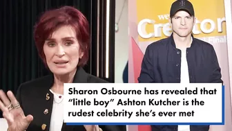 Sharon Osbourne slams Ashton Kutcher as rudest celebrity she’s ever met: ‘Dastardly little thing’