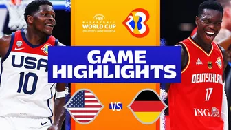 USA vs GERMANY | #FIBAWC GAME HIGHLIGHTS | September 8, 2023