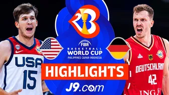 Germany ???????? stun USA ???????? to go to the World Cup Final | Semi-Finals | J9 Highlights | #FIBAWC 2023