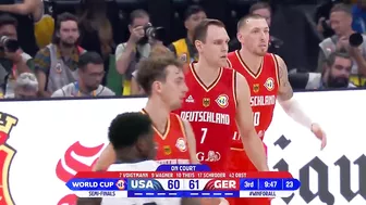 Germany ???????? stun USA ???????? to go to the World Cup Final | Semi-Finals | J9 Highlights | #FIBAWC 2023