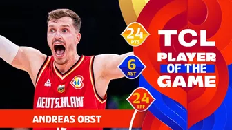 Andreas Obst (24 PTS) | TCL Player Of The Game | USA vs GER | FIBA Basketball World Cup 2023