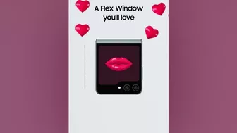 Samsung: You won’t be able to resist the new Flex Window on the #GalaxyZFlip5 | Samsung