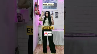 MYNTRA Ethnic Kurti Under 700, Try On #haul #myntrahaul #viral #shortvideo #tryon #kurti #ytshorts