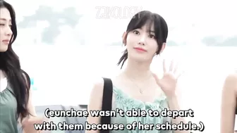 Eunchae got frustrated and cried in front of Sakura because of too much work?