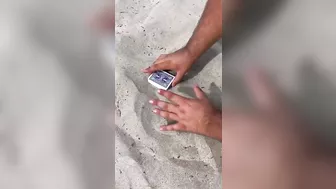 A little magic on the beach ????