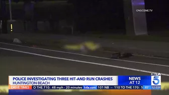 Huntington Beach police seek hit-and-run driver possibly tied to 3 bicycle crashes