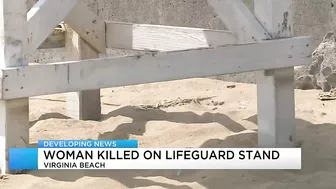 Woman dies after lifeguard stand accident at Virginia Beach Oceanfrnot