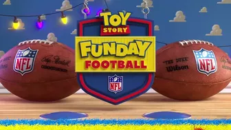 Toy Story meets ESPN ???? Stream an animated Jaguars-Falcons broadcast from Andy's Room on Disney+!