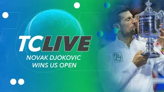 Reaction to Djokovic Winning 24th Grand Slam Title | Tennis Channel Live