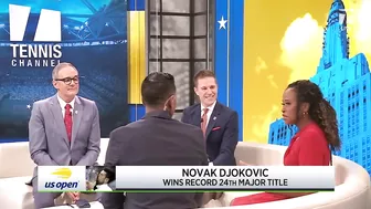 Reaction to Djokovic Winning 24th Grand Slam Title | Tennis Channel Live