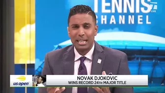 Reaction to Djokovic Winning 24th Grand Slam Title | Tennis Channel Live