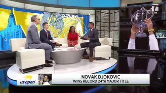 Reaction to Djokovic Winning 24th Grand Slam Title | Tennis Channel Live