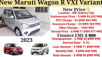 Maruti Wagon R 2023 New Model | Wagon r 2023 vxi New Model | Price, Full Details Review