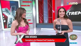 ¡Irma Miranda, ganadora de MasterChef Celebrity nos acompañó en el foro más extremo! | Al Extremo