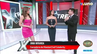 ¡Irma Miranda, ganadora de MasterChef Celebrity nos acompañó en el foro más extremo! | Al Extremo