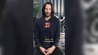 What's the fastest speed Keanu ever gone on a motorcycle? #keanureeves #motorcycle #speed #celebrity